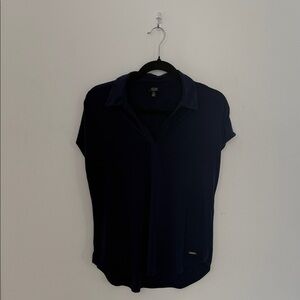 Jones New York Dark Blue Blouse